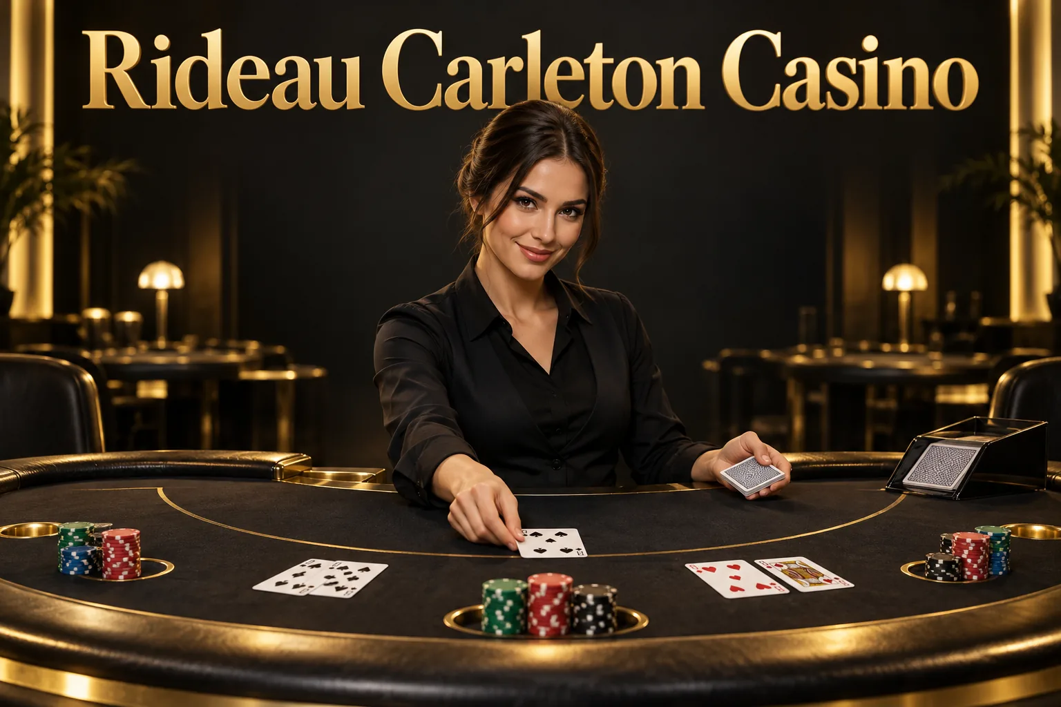 Around 40 tables, dealt live